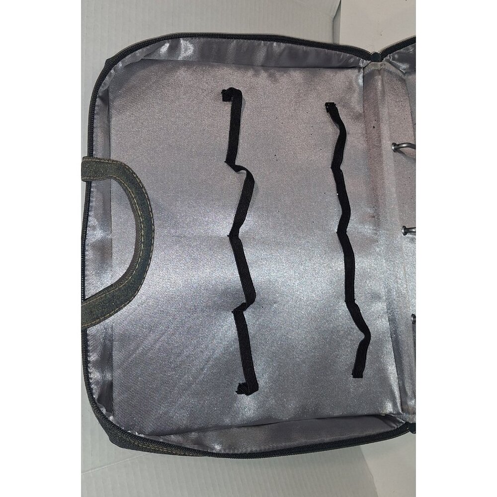 Bratz faux pocket blue jean glittery carrying travel case clothing organizer - Picture 13 of 13